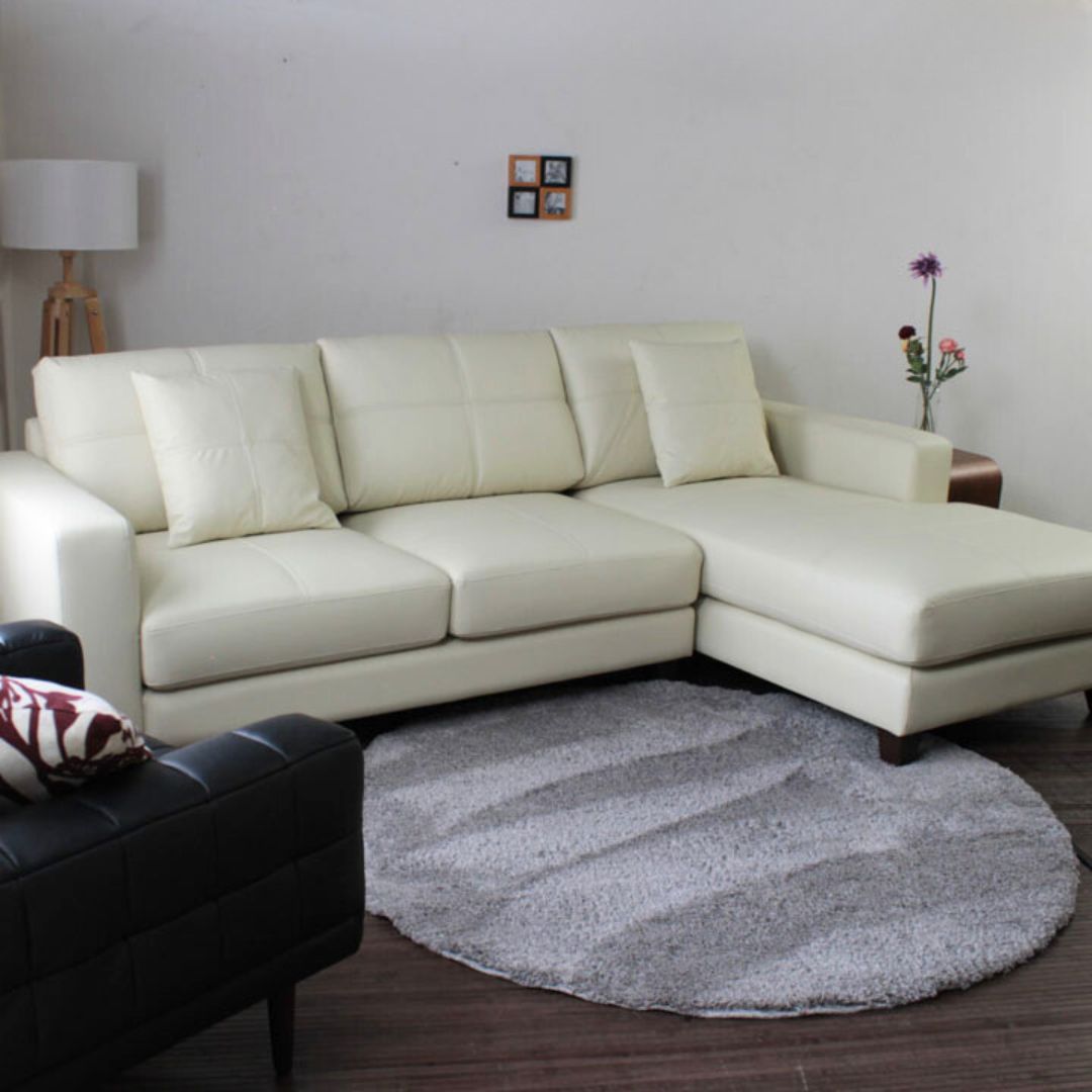 ソファー 革 レザー ソファ 本革 カウチソファ 3人掛けソファ ワイド 大型 大きい カウチ コーナー L字 ローバック 3シート シンプル Lelax Vivace-250 リラックス ヴィヴァーチェ 幅250cm 本革 半革 1mm厚