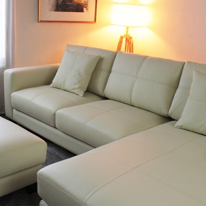 ソファー 革 レザー ソファ 本革 カウチソファ 3人掛けソファ ワイド 大型 大きい カウチ コーナー L字 ローバック シンプル 3シート 黒 ブラック Lelax Vivace-250 リラックス ヴィヴァーチェ 幅250cm 本革 半革 本革1mm厚