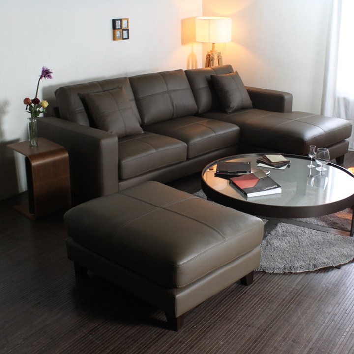 ソファ ソファー 革 レザー 本革 カウチソファ 3人掛けソファ ワイド 大型 コーナー L字 ローバック 3シート シンプル モダン 黒 Lelax Vivace-250 リラックス ヴィヴァーチェ 幅250cm 本革 半革 厚革1.5mm厚