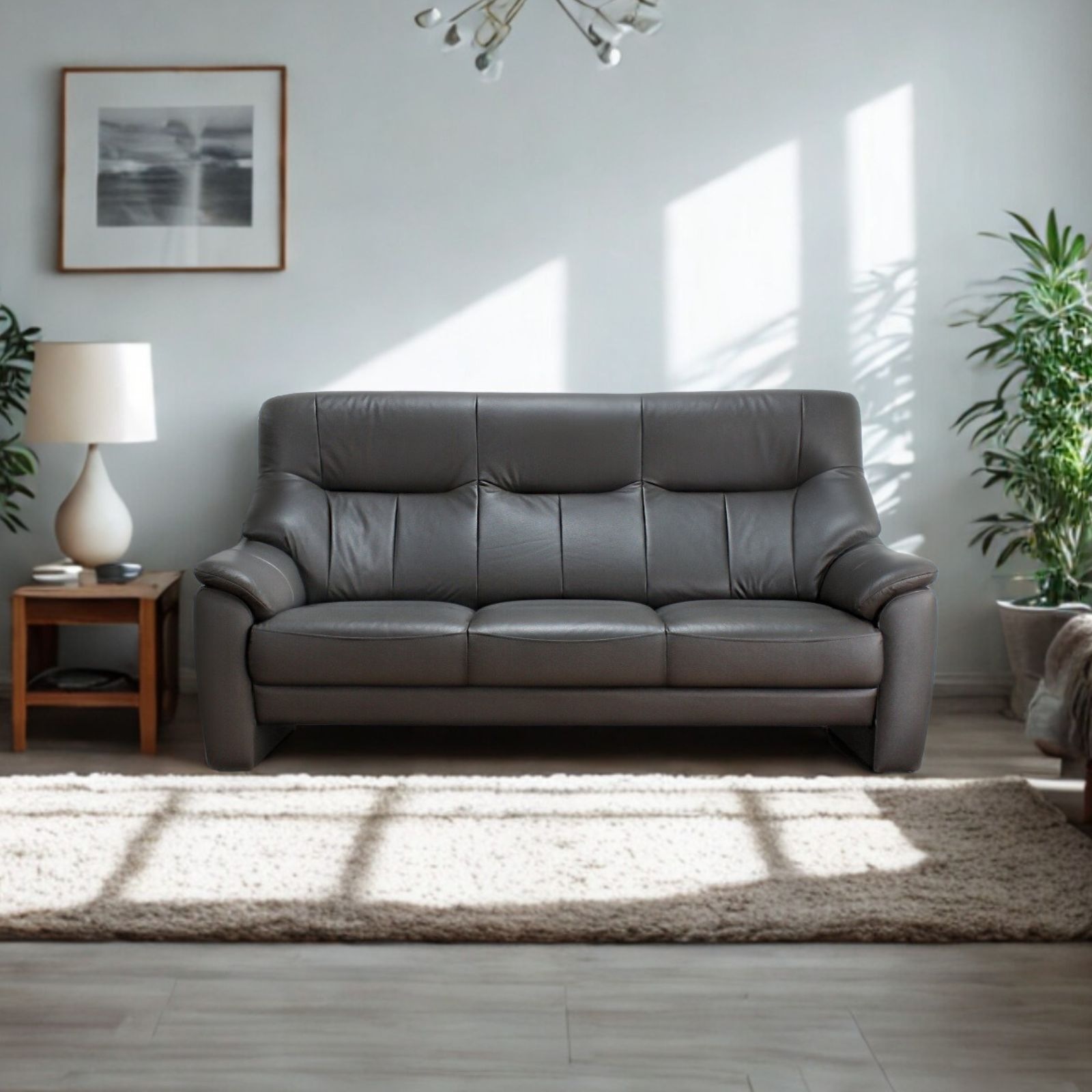 ソファ 革 レザー 本革 3人掛けソファ ワイド 3人掛け ハイバック コンパクト シンプル モダン リビング ダイニング Aurora アウローラ 選べる全7サイズ 幅188cm/178cm 本革1mm厚 半革【シート奥行き:奥浅タイプ】