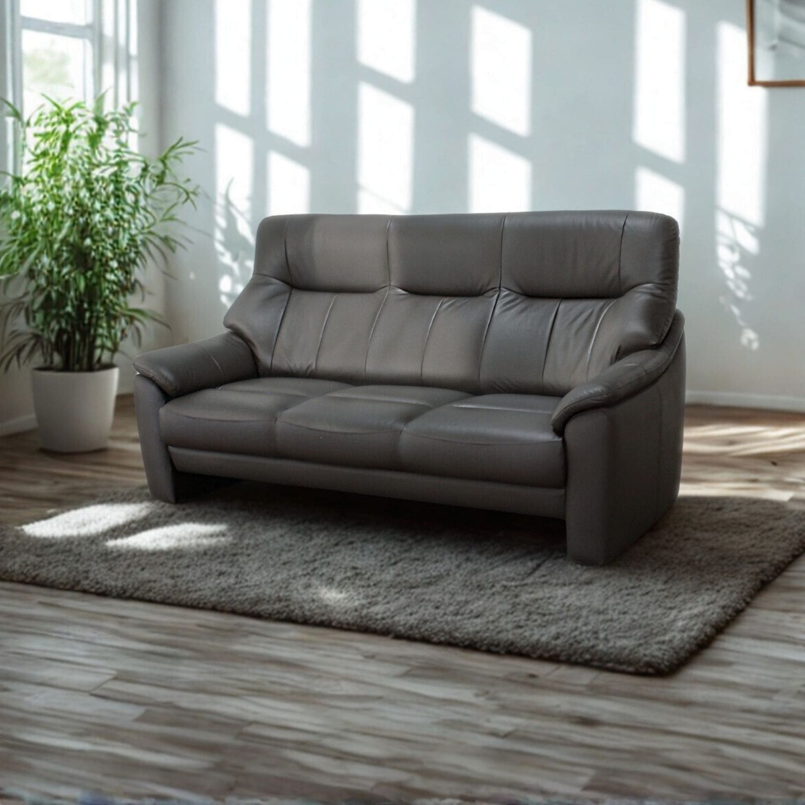 ソファ 革 レザー 本革 3人掛けソファ ワイド 3人掛け ハイバック コンパクト シンプル モダン リビング ダイニング Aurora アウローラ 選べる全7サイズ 幅188cm/178cm 本革1mm厚 半革【シート奥行き:奥浅タイプ】