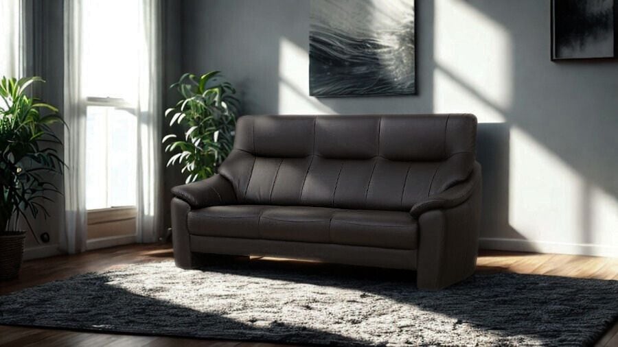 ソファ 革 レザー 本革 3人掛けソファ ワイド 3人掛け ハイバック コンパクト シンプル モダン リビング ダイニング Aurora アウローラ 選べる全7サイズ 幅188cm/178cm 本革1mm厚 半革【シート奥行き:奥浅タイプ】