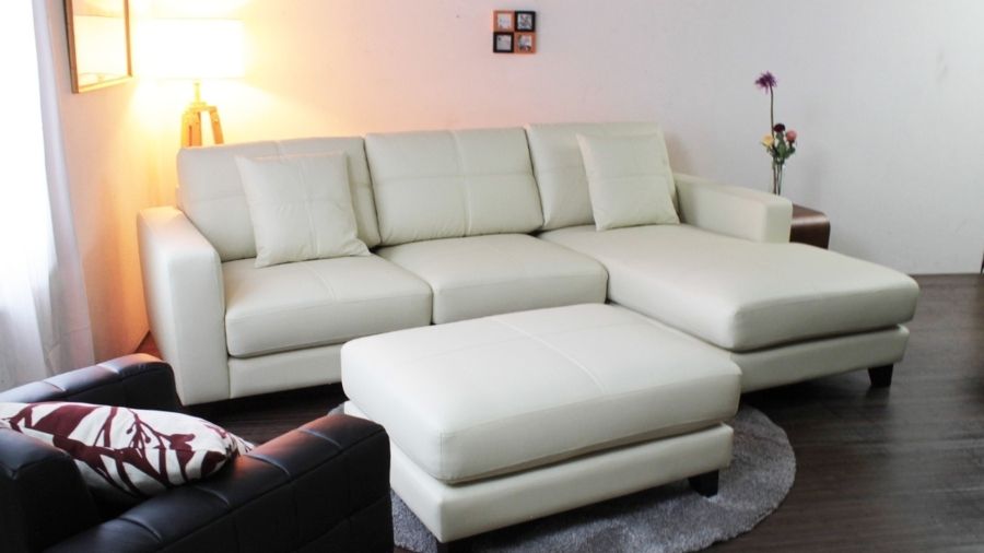 ソファ ソファー 革 レザー 本革 カウチソファ 3人掛けソファ ワイド 大型 カウチ コーナー L字 ローバック 3シート シンプル モダン 白 ホワイト Lelax Vivace-250 リラックス ヴィヴァーチェ 幅250cm 本革 総革 1mm厚