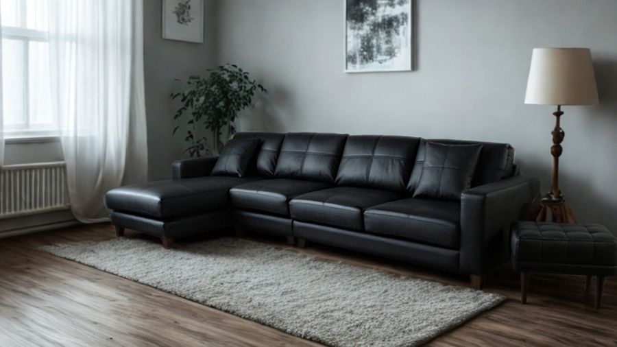 ソファ ソファー 革 レザー 本革 カウチソファ 4人掛けソファ ワイド 大型 コーナー L字 ローバック シンプル 4シート モダン アームレスソファ付き Lelax Vivace-323 リラックス ヴィヴァーチェ 幅323cm 本革 半革 本革1mm厚