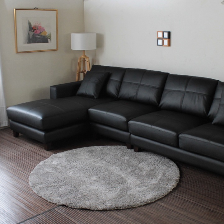 ソファ ソファー 革 レザー 本革 カウチソファ 4人掛けソファ ワイド 大型 コーナー L字 ローバック シンプル 4シート モダン アームレスソファ付き Lelax Vivace-323 リラックス ヴィヴァーチェ 幅323cm 本革 半革 本革1mm厚