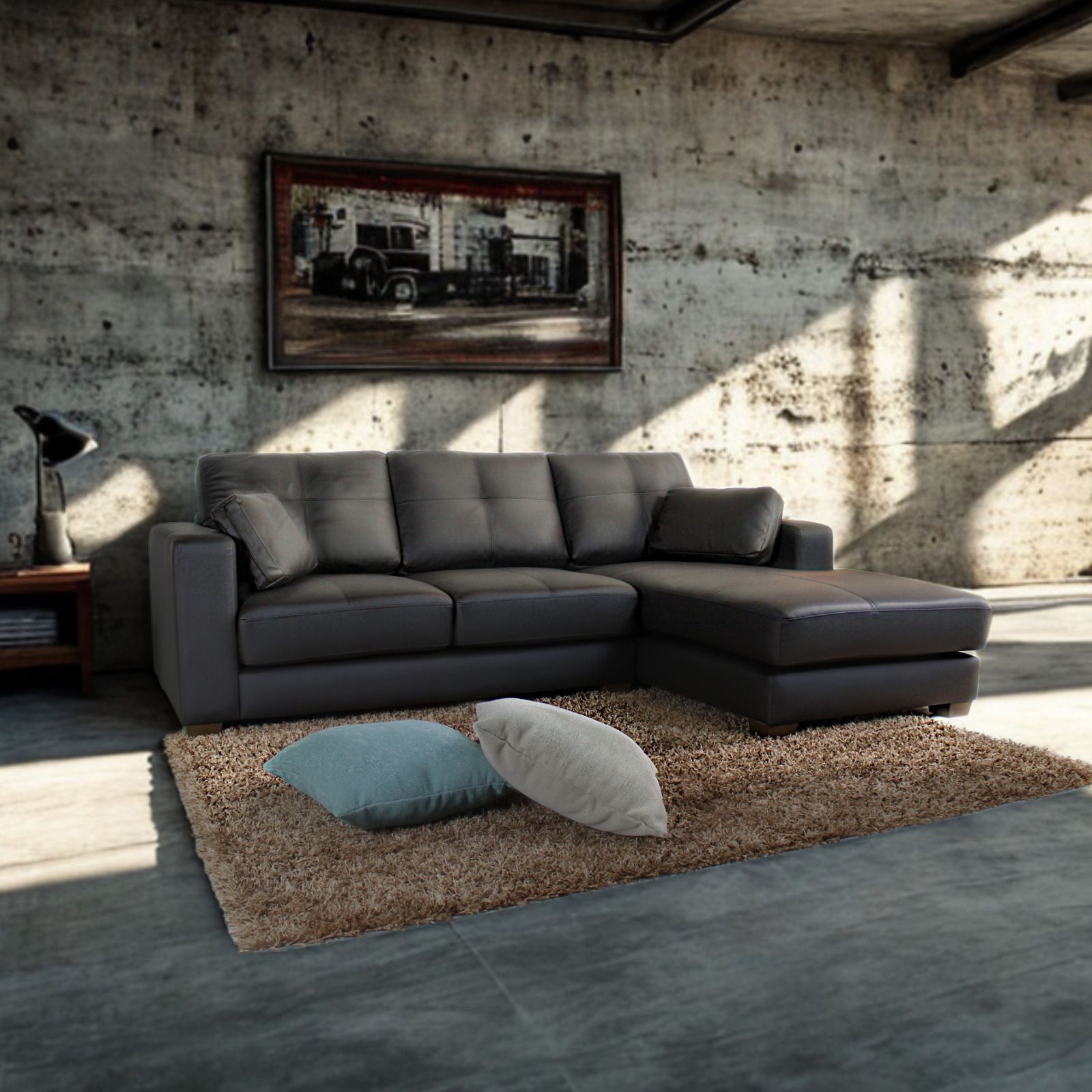 ソファー 革 レザー ソファ 本革 カウチソファ 3人掛けソファ コンパクト カウチ コーナー L字 ローバック シンプル モダン ダークブラウン イタリア社製ブランド本革 Lelax Vivace-220 リラックス ヴィヴァーチェ 幅220cm 本革 半革 1mm厚