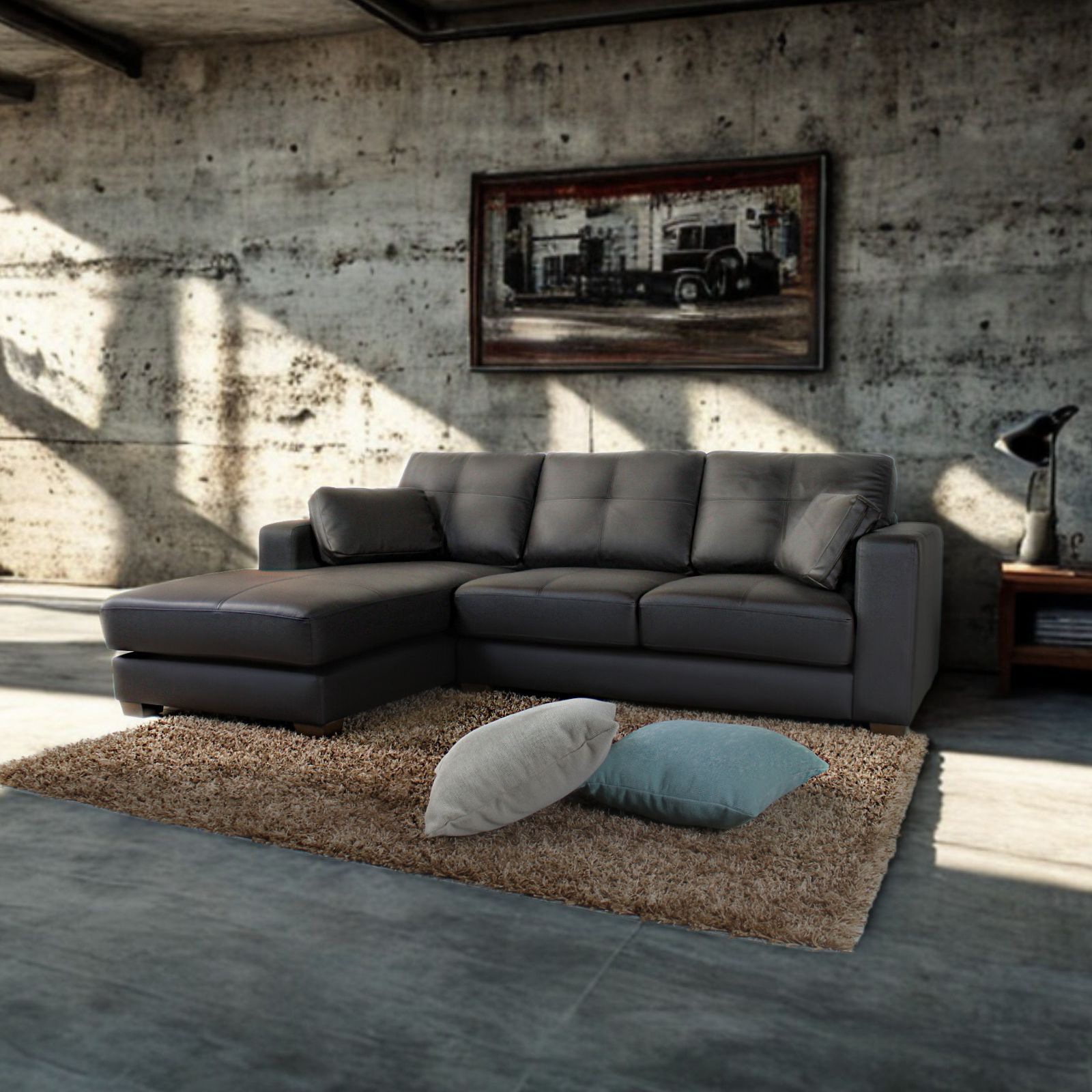 ソファー 革 レザー ソファ 本革 カウチソファ 3人掛けソファ コンパクト カウチ コーナー L字 ローバック シンプル モダン ダークブラウン イタリア社製ブランド本革 Lelax Vivace-220 リラックス ヴィヴァーチェ 幅220cm 本革 半革 1mm厚