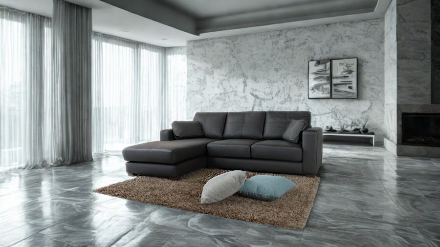 ソファー 革 レザー ソファ 本革 カウチソファ 3人掛けソファ コンパクト カウチ コーナー L字 ローバック シンプル モダン ダークブラウン イタリア社製ブランド本革 Lelax Vivace-220 リラックス ヴィヴァーチェ 幅220cm 本革 半革 1mm厚