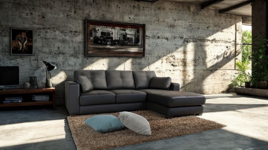 ソファー 革 レザー ソファ 本革 カウチソファ 3人掛けソファ コンパクト カウチ コーナー L字 ローバック シンプル モダン ダークブラウン イタリア社製ブランド本革 Lelax Vivace-220 リラックス ヴィヴァーチェ 幅220cm 本革 半革 1mm厚