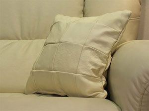 クッション イタリア製 本皮 本皮 総革 革 総皮 皮 座布団 背当て ソファ ソファー シート 本革 本皮 cu3b-35-154 ホワイト  ソファ おすすめ 家具 北欧 インテリア おしゃれ