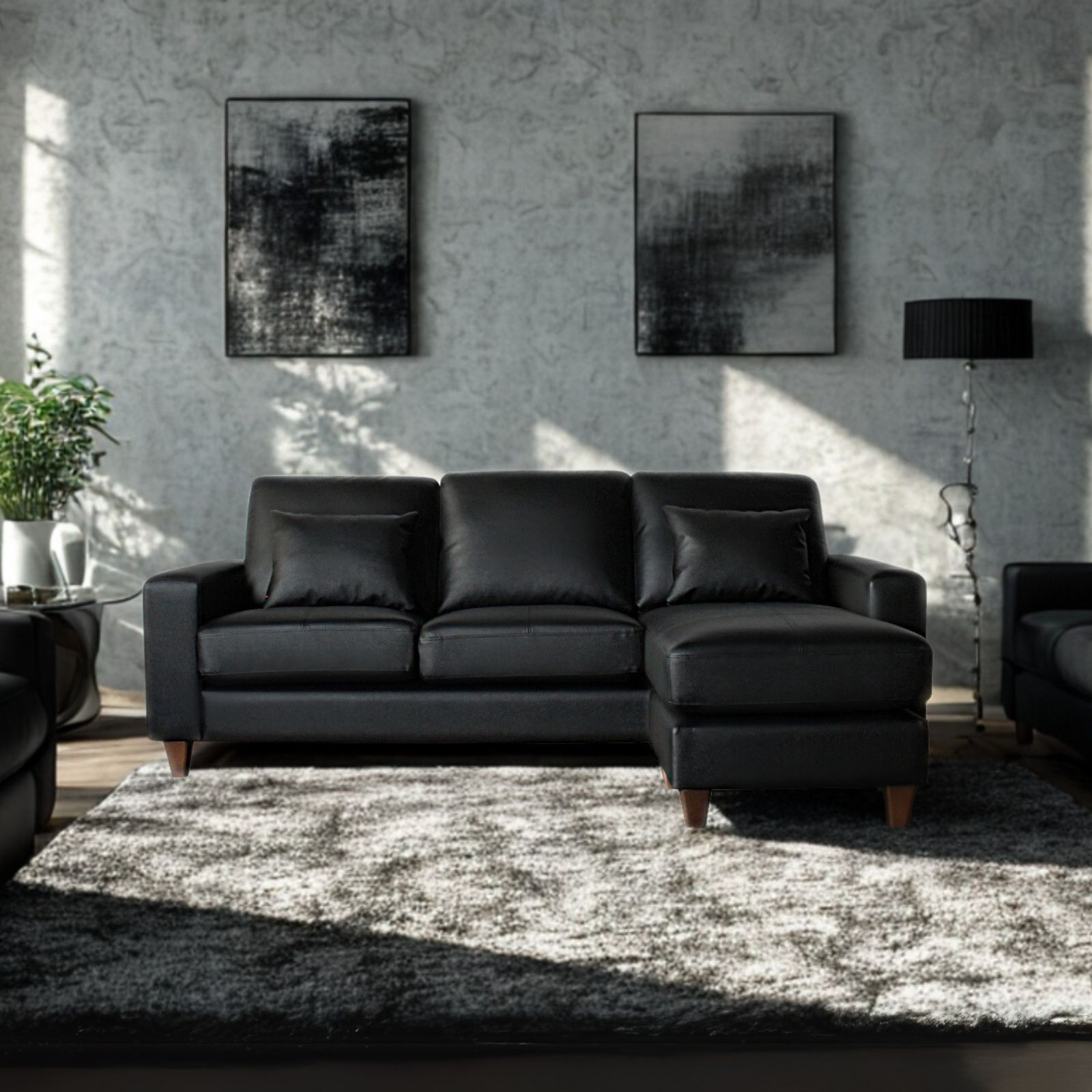 ソファー 革 レザー ソファ 本革 カウチソファ 3人掛けソファ コンパクト コーナー L字 ローバック 3シート シンプル モダン ポケットコイル 白 ホワイト Lelax Valencia-C リラックス バレンシア 幅198cm 本革 半革 1mm厚