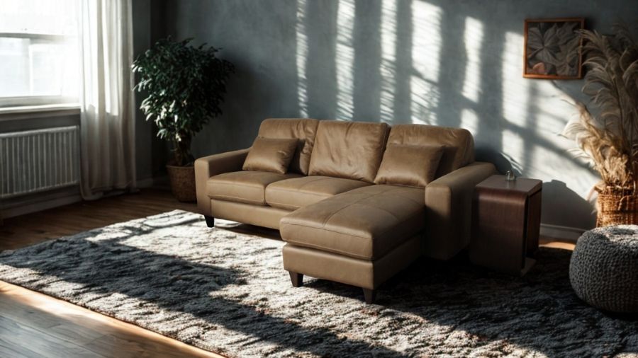 ソファー ソファ カウチソファ 3人掛けソファ コンパクト カウチ コーナー L字 ローバック 3シート シンプル モダン ポケットコイル クッション付き 茶 ブラウン ヴィンテージ調 Lelax Valencia-C リラックス バレンシア 幅198cm 布地 合成皮革