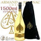 ����ޥ� �� �֥�˥�å� �֥��å� NV<br>������� �ޥ��ʥ� �����ѥ� �� �ɸ� 1500ml<br><br>Armand de Brignac Brut NV Gold Magnum