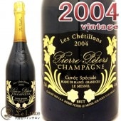 �ԥ����롦�ڥƥ륹<br>������������ڥ���롦�졦�����ƥ���󡦥֥��å�<br>�֥�󡦥ɡ��֥�󡦥���󡦥����[2004][������]<br>�����ѥ�/��/�ɸ�/ȯˢ[750ml]<br><br>Pierre Peters<br>Cuvee Speciale Les Chetillons<br>Brut Blanc de Blancs Grand Cru 2004