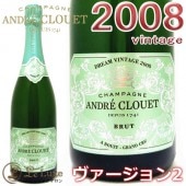 2008�ɥ꡼�� ������ơ��� �����������2 ����ɥ� ���륨 ������ �����ѥ� �� �ɸ� 750ml Champagne Andre Clouet Dream Vintage Version2