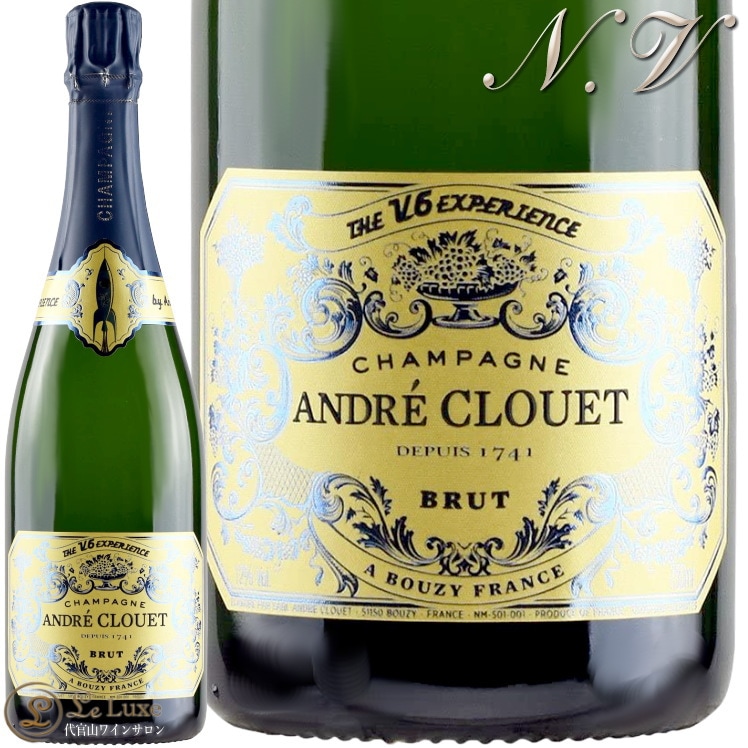NV �� �֥����å��� V6 �������ڥꥨ�� ����ɥ� ���륨 ������ �����ѥ� �� �ɸ� 750ml Andre Clouet The V.6 Experience NV