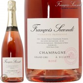 NV ����� ����� ����꡼ �֥��å� ���� �ե�󥽥� ������� ������ �����ѥ� ˢ ROSE 750ml Francois Seconde Grand Cru Sillery Brut Rose