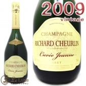 �ꥷ�㡼�� �������<br>�֥��å� ������� ������ 2009<br>������ �����ѡ��˥� �ɸ� �� 750ml<br><br>Richard Cheurlin Brut Cuvee Jeanne 2009