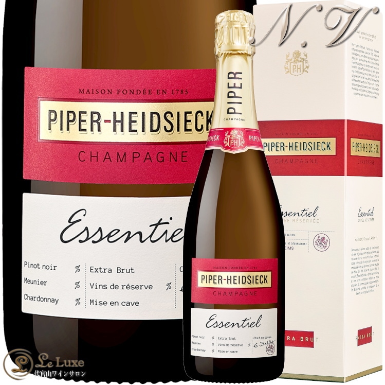 NV å󥷥 ȥ ֥å ѥѡ ɥå ե ܥå  ѥ  ɸ 750ml Piper Heidsieck Essentiel Extra Brut Gift Box