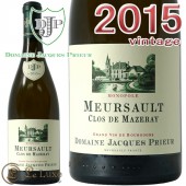 [2015]��륽�� ���� �� �ޥ��졼 ��Υݡ���<br>����å� �ץꥦ���� ������<br>��磻�� �ɸ� 750ml<br><br>Domaine Jacques Prieur<br>Meursault Clos de Mazeray Monopole 2015