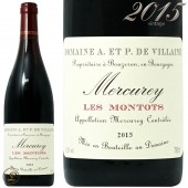 2015 ��륭��� �� ���� �롼���� �ɥ᡼�� �� �����졼�� ������ �֥磻�� �ɸ� 750ml Domaine de Villaine Mercurey Les Montots Rouge