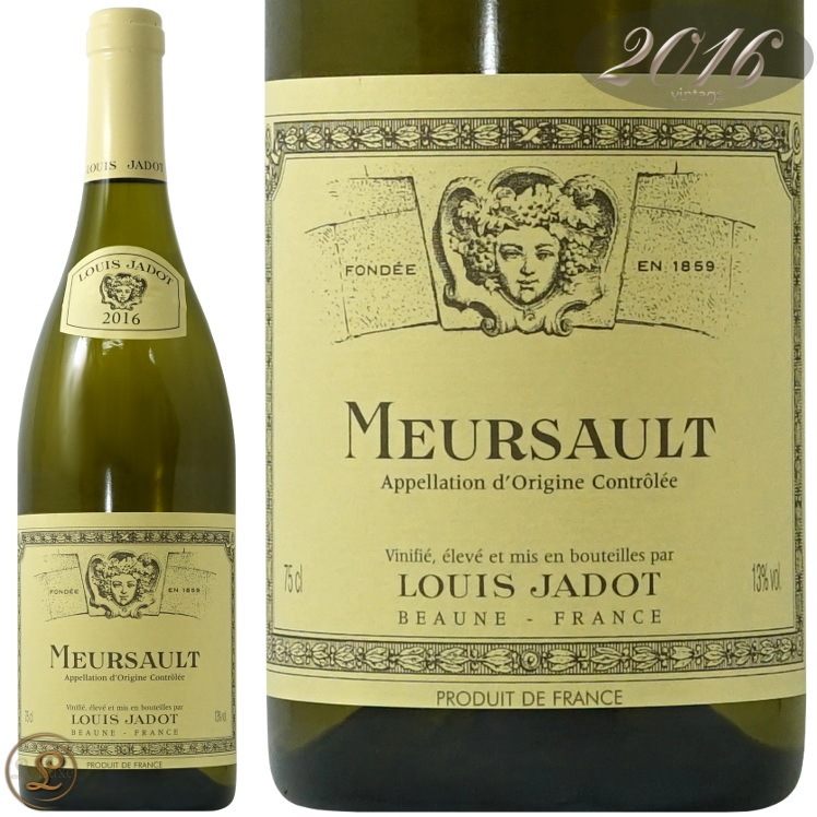 ワイン Louis Jadot Meursault 2016 750ml 2016 ムルソー ルイ ジャド 正規品 白ワイン 辛口 750ml Louis Jadot