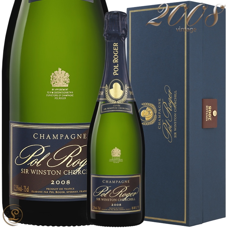 2008 ������� ���� �����󥹥ȥ� ���㡼���� �ݥ� ������ ������ Ȣ���� �����ѥ� �ɸ� �� 750ml ���եȥܥå��� Pol RogerCuvee Sir Winston Churchill Gift Box 