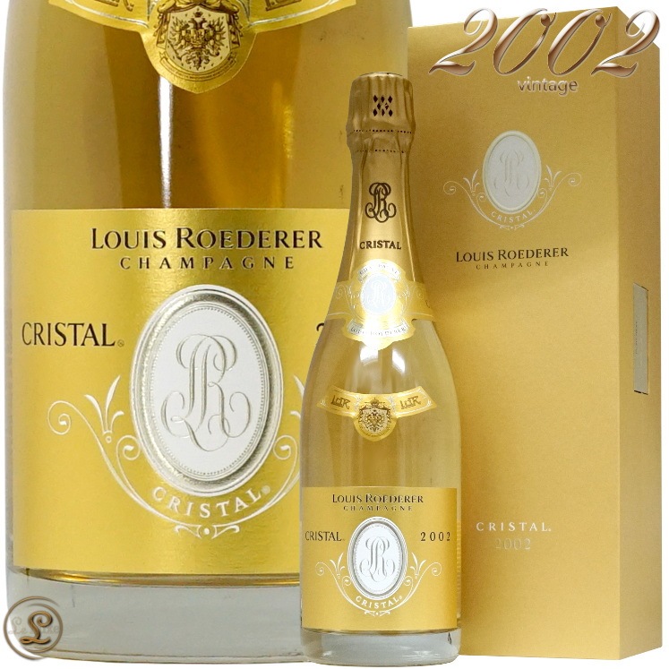 2002 ꥹ ֥å ơ 륤 ǥ졼 ɥ꡼ եȥܥå ѥ ɸ  750ml Louis Roederer Cristal vintage 2002 2nd release Gift Box