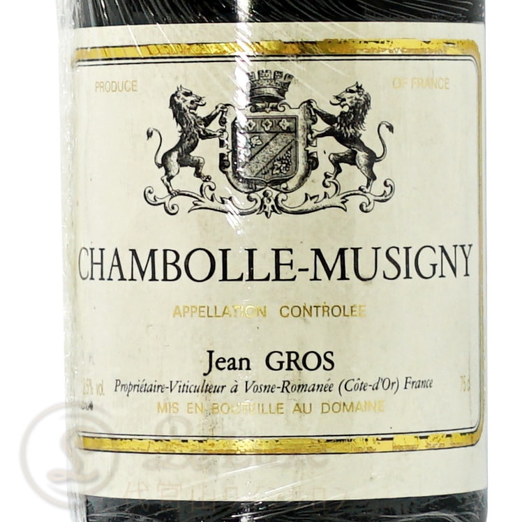 1990 シャンボール ミュジニー ジャン グロ 赤ワイン 辛口 古酒 750ml