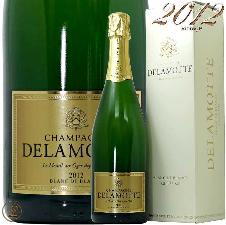 2012 �֥��å� �֥�� �� �֥�� �ߥ쥸�� �ɥ����å� ���ե� �ܥå��� ������ �����ѥ� �ɸ� �� 750ml Delamotte Brut Blanc de Blancs Millesime Gift Box