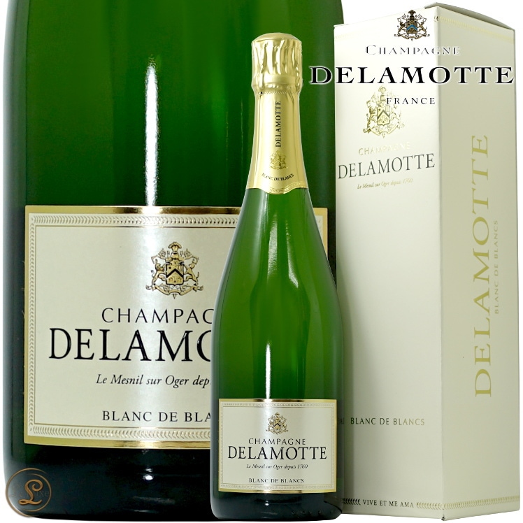 NV �֥��å� �֥�� �� �֥�� �ɥ����å� ���ե� �ܥå��� ������ �����ѥ� �ɸ� �� 750ml Champagne Delamotte Brut Blanc de Blancs Gift Box