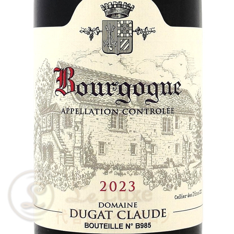 2023 ブルゴーニュ ルージュ クロード デュガ 正規品 赤ワイン 辛口