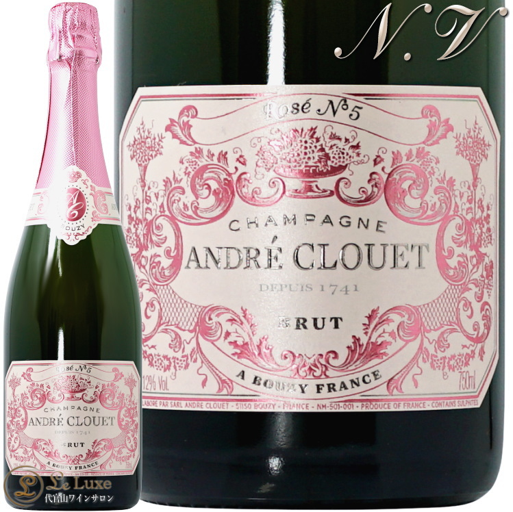 NV ���� ����ɥ� ���륨 ������ �����ѥ� �� ˢ 750ml Andre Clouet Brut rose