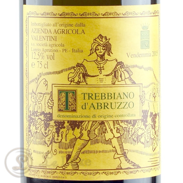 2015 トレッビアーノ ダブルッツォ エドアルド ヴァレンティーニ 白