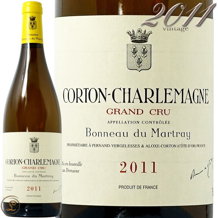 2011 ����ȥ� ������ޡ��˥� ����� ����� �ܥΡ� �ǥ� �ޥ�ȥ쥤 ��磻�� �ɸ� 750ml Domaine Bonneau du Martray Corton-Charlemagne Grand Cru