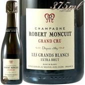 NV �֥�� �� �֥�� �� ����� �֥�� �������ȥ� �֥��å� ����� ����� ���١��� ��󥭥奤 �ϡ��ե����� ������ �����ѥ� �ɸ� �� 375ml Robert Moncuit Blanc de Blancs Les Grands Blancs Extra Brut Grand Cru Half Size Demi