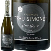 2013 �֥�� �� �֥�� �ե��� ��塼 NO.6 �����륺�ͥ� ����� ����� �ڥ� ����� ������ �����ѥ� �ɸ� �� 750ml �ڥ� ����� Pehu Simonet Fins Lieux No.6 Grand Cru Verzenay Blanc de Noirs