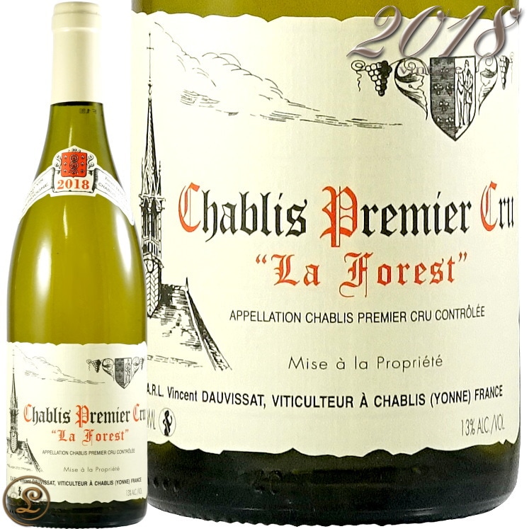 2018 ����֥� �ץ�ߥ� ����� �� �ե��� �����󥵥� �ɡ������� ��磻�� �ɸ� 750ml Vincent Dauvissat Chablis 1er Cru La Foret