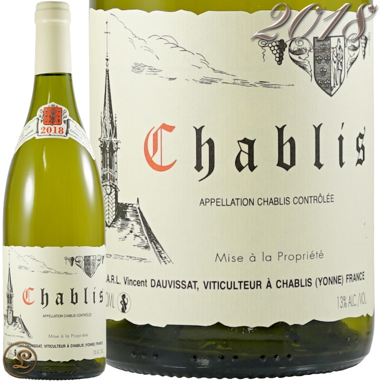 2018 ����֥� �����󥵥� �ɡ������� ��磻�� �ɸ� 750ml Vincent Dauvissat Chablis