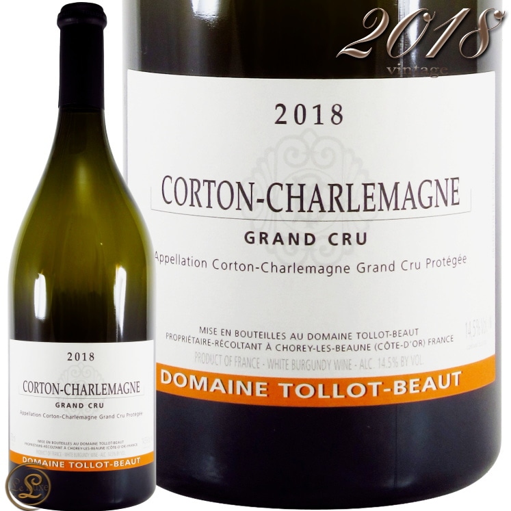 2018 コルトン シャルルマーニュ グラン クリュ トロ ボー 白ワイン 辛口 750ml Tollot Beaut Corton  Charlemagne Grand Cru | フランス,ブルゴーニュ生産者別一覧,生産者別タ行,トロ・ボー | 代官山ワインサロンLe・luxe