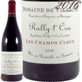 2016 ���꡼ �ץ�ߥ� ����� �� ����� ���롼 �롼���� �ɥ᡼�� �� �����졼�� ������ �֥磻�� �ɸ� 750ml Domaine de Villaine Rully 1er Cru Les Champs Cloux Rouge