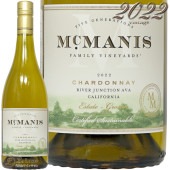 2022 ɥ͡ 󥯥 ե˥ ޥåޥ˥ եߥ꡼ 䡼  磻 ɸ 750ml Mcmanis Family Vinyard Chardonnay River Junction California