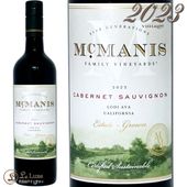2023 ���٥�� ���������˥�� ����ե���˥� �ޥå��ޥ˥� �ե��ߥ꡼ ������䡼�� ������ �֥磻�� 750ml Mcmanis Family Vinyard Cabernet Sauvignon California