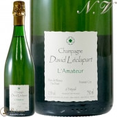 NV LV20 ��ޥȥ����� �ץ�ߥ� ����� �֥�� �� �֥�� �Υ� �ɥ� �������å� �쥯��ѡ��� ������ �����ѥ� �ɸ� �� 750ml David Leclapart L'Amateur Blanc de Blancs