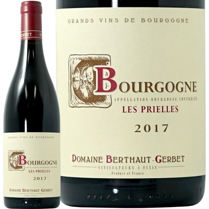 2022 ֥르˥  ץꥨ ɥ᡼ ٥ȡ   ֥磻 ɸ 750ml Berthau Gerbet Bourgogne Les Prielles