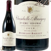 2018 �����ܡ��� �ߥ奸�ˡ� �ץ�ߥ� ����� �� ���� ��ɥ� �Х��� ������ �֥磻�� �ɸ� 750ml Hudelot Baillet hambolle Musigny 1er Cru Les Cras