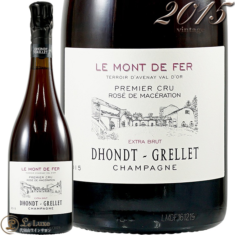 2015 �� ��� �� �ե����� ���� �ɥ�� ����� ������ �����ѥ� �ɸ� �� 750ml Dhondt GrelletLe Mont de Fer Rose