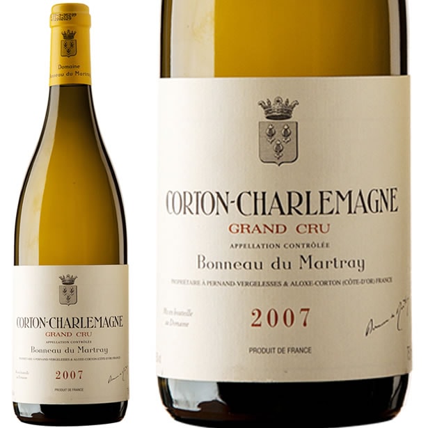 2007 ����ȥ� ������ޡ��˥� ����� ����� �ܥΡ� �ǥ� �ޥ�ȥ쥤 ��磻�� �ɸ� 750ml Domaine Bonneau du Martray Corton-Charlemagne Grand Cru