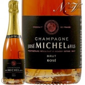 NV �֥��å� ���� ���祼 �ߥ����� �ϡ��� ������ ������ �饷���� �����ѥ� ROSE �ɸ� 375ml Champagne Jose Michel & Fils Brut Rose Half demi
