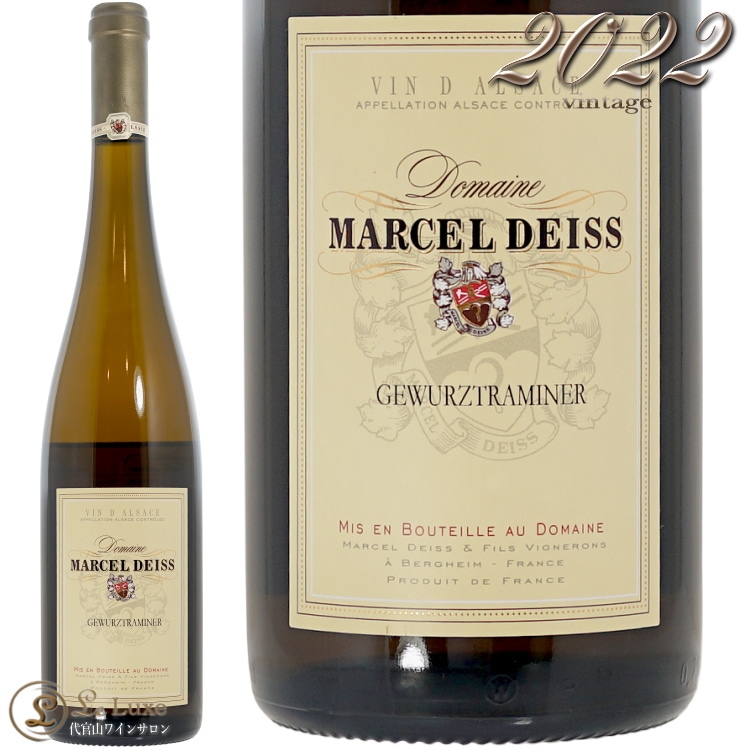 2022 ĥȥߥ͡ ޥ륻   磻 ɸ 750ml Marcel Deiss Gewurztraminer